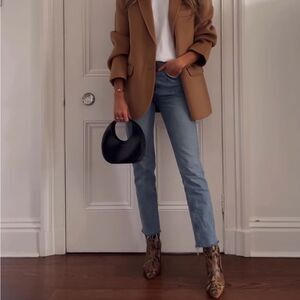 Snake print booties